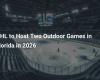 NHL to host two outdoor games in Florida in 2026