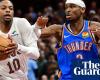 Cleveland end Oklahoma City’s 15-game win streak in clash of NBA’s top teams | NBA