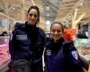 a new duo of ushers, on the Parthenay market