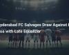 Hyderabad FC saves draw against FC Goa with late equalizer