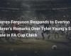 Darren Ferguson Responds to Everton Player’s Remarks Over Tyler Young’s Sub Role in FA Cup Clash