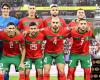 The players of the Moroccan team, authors of a classy gesture