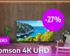 Auchan sales: This 4K UHD television perfect for your game console sees its price reduced by 27% for the sales!