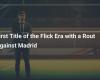 First title of the Flick era with a rout against Madrid