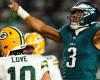 Green Bay Packers 10-22 Philadelphia Eagles: Jordan Love throws three interceptions in Packers playoff exit | NFL News