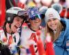 Vodka after a wild Super-G rodeo: Lindsey Vonn continues the comeback fairy tale with a spectacular ride