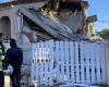 A house largely blown away by an explosion this Sunday in Carry-le-Rouet