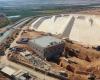 Nador: the new irrigation system of the Garet plain seen from the sky