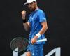 Australian Open. Benjamin Bonzi won easily and advanced to the second round. Sport