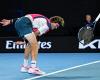 Joao Fonseca shocks Andrey Rublev in first round upset at Australian Open.