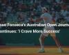 Joao Fonseca’s Australian Open journey continues: ‘I aspire for more success’