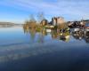 Significant floods reported in the Oise, this small village is used to flooding