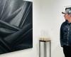 Portrait. By working in black, this painter from the Hautes-Pyrénées lands in Paris galleries