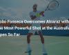 João Fonseca surpasses Alcaraz with most powerful shot of the Australian Open so far