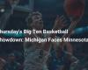 Thursday’s Big Ten Basketball Showdown: Michigan Faces Minnesota