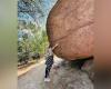 Marie-Lyne Joncas takes a bubble bath on a terrace in Australia!