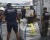 Nine tons of cocaine seized by the Armed Forces in the Antilles off the coast of Martinique