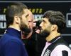 Watch Islam Makhachev, Arman Tsarukyan share intense faceoff ahead of UFC 311