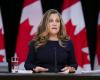 Chrystia Freeland takes her turn in the race for leadership of the Liberal Party of Canada