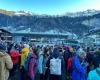 Arrival at Lauberhorn: Long waiting time due to wind