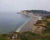 A body found at the foot of a cliff in Étretat: the Dragon 76 helicopter mobilized