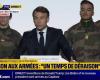 During his wishes to the armies, Emmanuel Macron says “to defend a European preference”