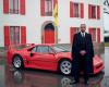 Lewis Hamilton in gentlemanly mode for his 1st day with the Scuderia Ferrari