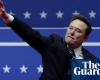 Elon Musk appears to make back-to-back fascist salutes at inauguration rally | Elon Musk