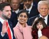 JD Vance’s Indian-origin daughter steals dad’s thunder as 3-year-old sucks her thumb during oath | Trending