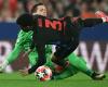 Szczesny's huge ball, which hits a teammate and gives the Portuguese a goal