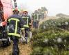 Aveyron firefighters train in Sauclières