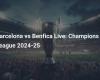 FC Barcelona vs Benfica: Live Match of the 2024-25 Champions League