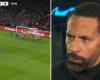 Rio Ferdinand goes off script with social media post during TNT commentary while watching Man Utd vs Rangers – Man Utd