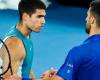 Australian Open > Novak Djokovic's response to Carlos Alcaraz after their quarter-final clash