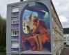 A new fresco of Aurec-sur-Loire in the running for a national competition