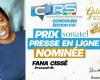 Winner of 1st prize in the Online Press category at the Young Reporters of Senegal Gala