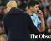 Debut errors ‘best lesson’ for new City recruit Khusanov, insists Guardiola | Pep Guardiola